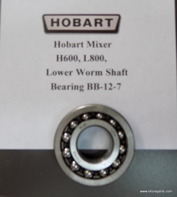 Bearing Worm Shaft Lower for Hobart Mixers OEM # BB-12-7 